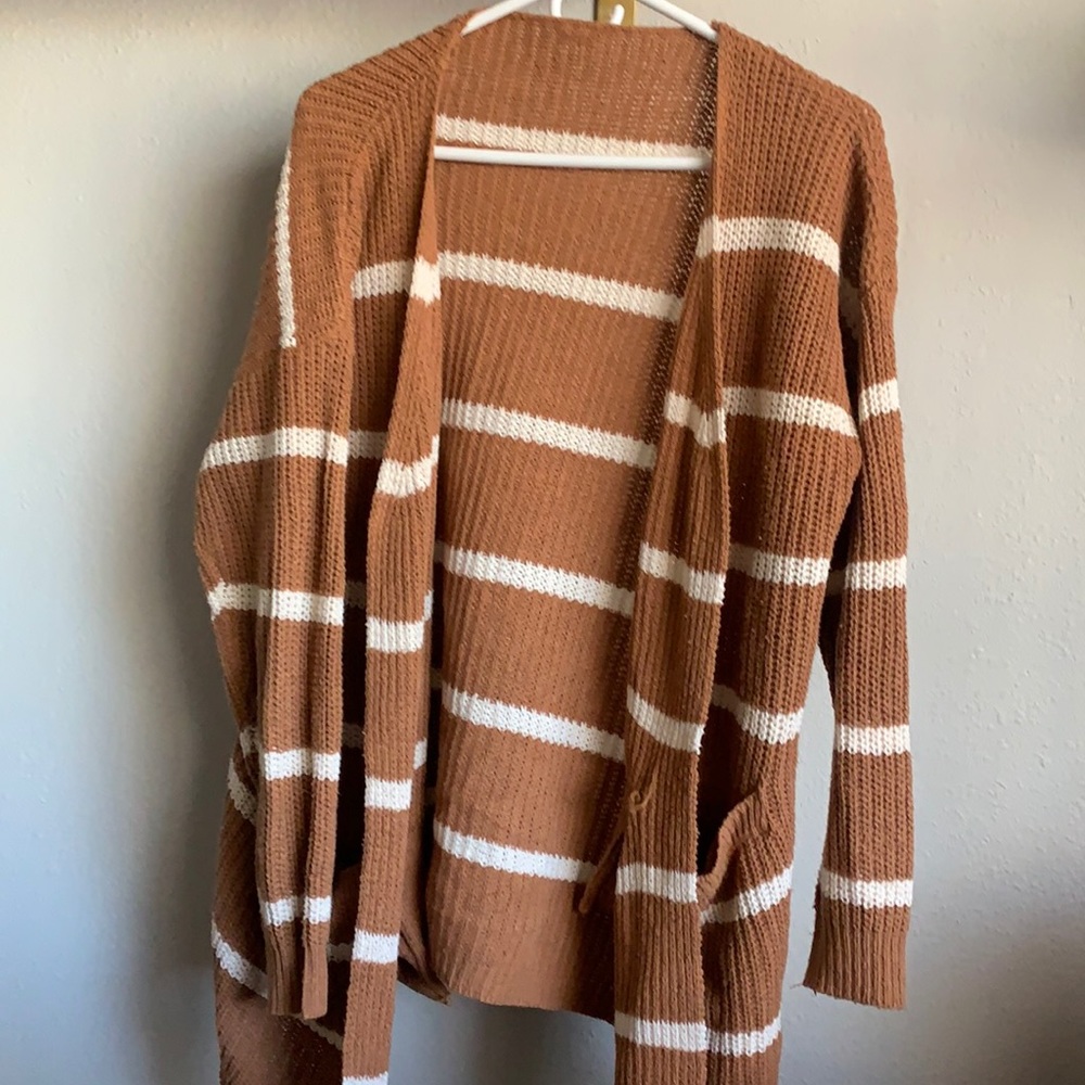 Striped cardigan